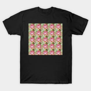 Vintage roses chintz - bright T-Shirt